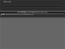 Tablet Screenshot of ctkb.com